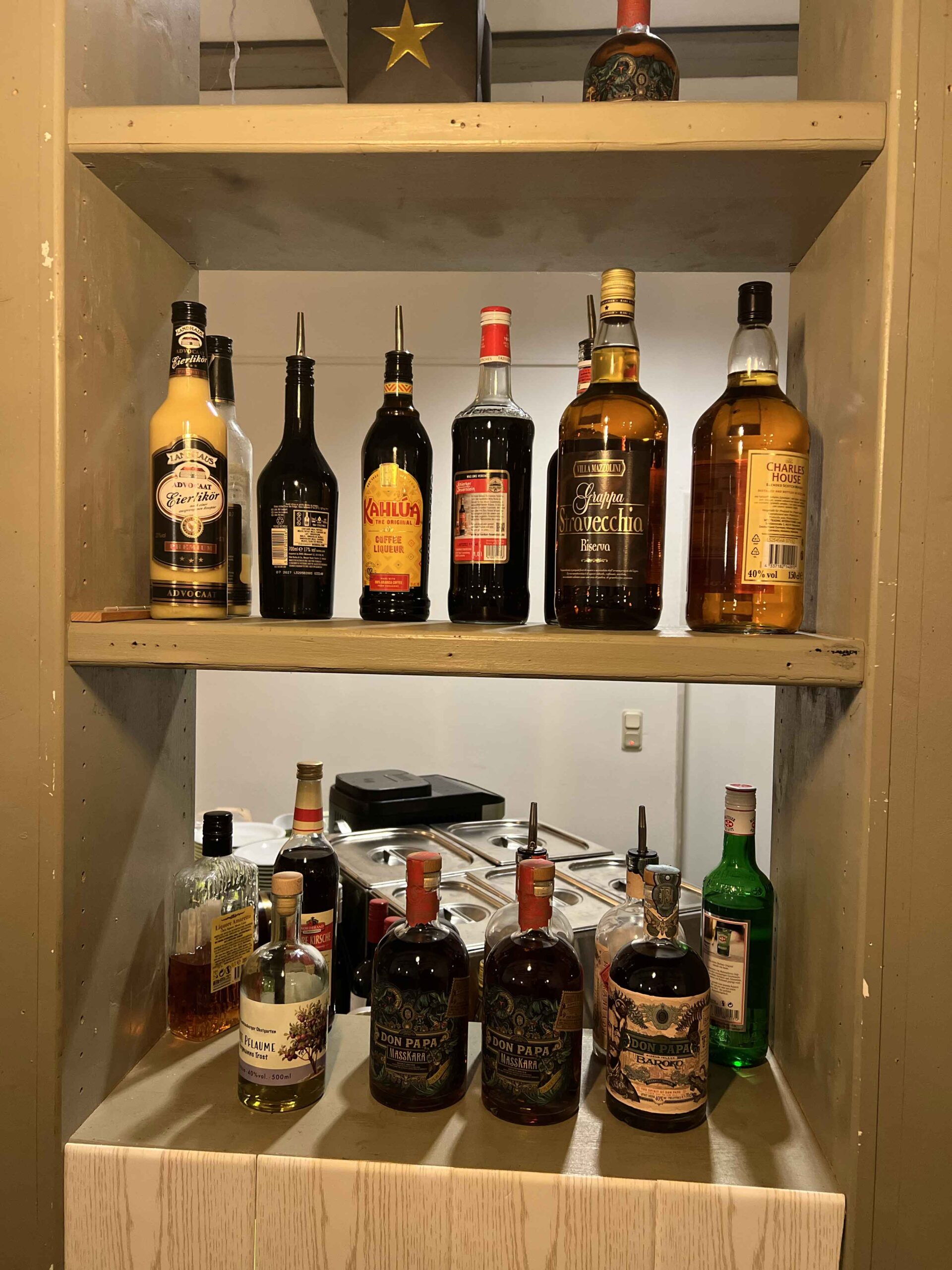 Erhältiche Spirituosen bei GlühKerze