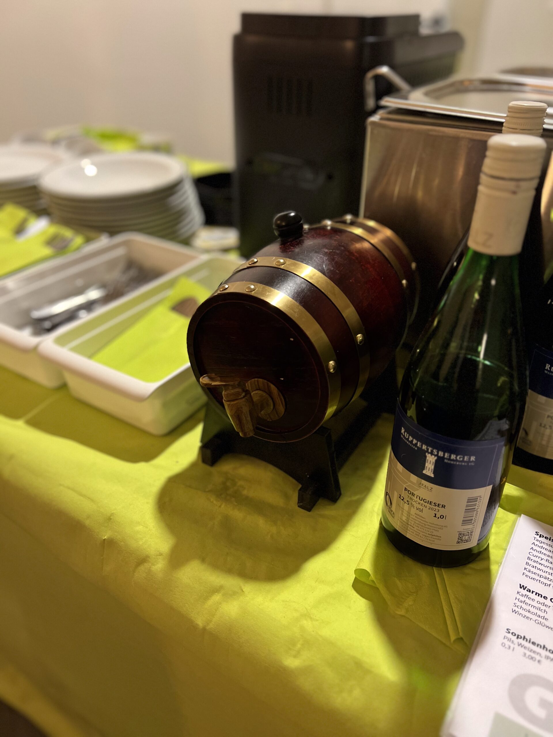 Frisches Bier vom Fass - in der GlühKerze Sankt Andreasberg